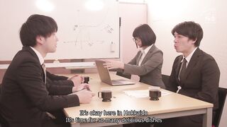 [English Subtitle] Shared Room NTR During Their Business Trip, A Horny Boss And His Big Tits Employee Enjoyed Adultery Sex From Morning Until Night In Pussy-Pumping Orgasmic Ecstasy Hotaru Nogi