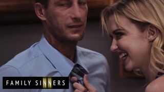 FAMILY SINNERS - Ryan Mclane Can't Resist His Stepdaughter Chloe Cherry Wearing A Set Of Lingerie