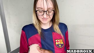 A Barcelona Supporter Fucked By PSG Fans in The Corridors Of The Football Stadium !!!