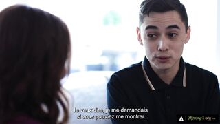 MOMMY'S BOY - Busty MILF Natasha Nice Takes Her Cute Stepson's Anal Virginity! French Subtitles