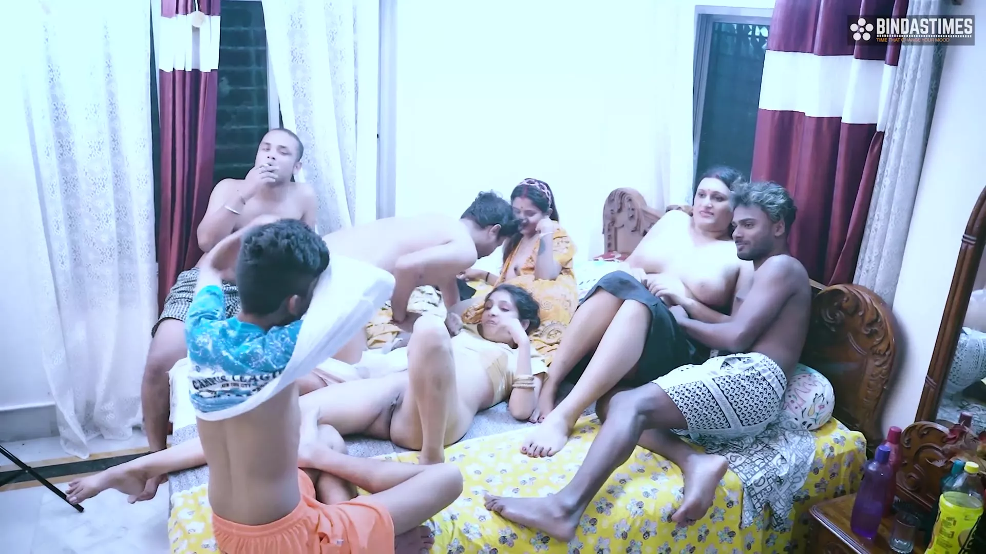 All Your favorite Indian Porn Stars Get together for Orgy GangBang SEX  after Shoot Full Movie