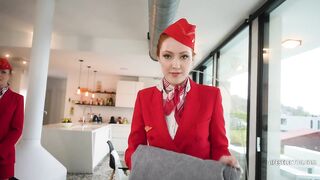 Bratty Stewardesses - Angelika Grays, Cherry Candle, Matty