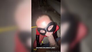 Ashley Aoki Elastigirl Cosplay Blowjob OnlyFans Video Leaked