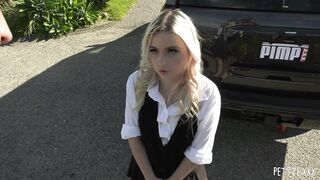 Aria Banks - Pint Sized Cock Pocket 8 - Petite Valet Almost Causes A Big Accident