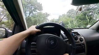 Seducing Nun in a Car and Fucking Her Outdoor - Miss Squirting