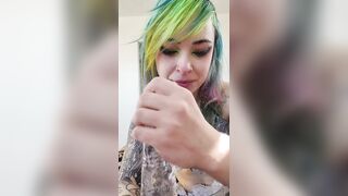 HeyLyssten Close-Up Dildo Blowjob OnlyFans Video Leaked