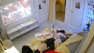 IPCAM – Korean Couple Fucks While Watching A Movie | Amateur - T36