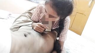 Teasing his hot young native girlfriends in school pressed the cheeks and his fuck