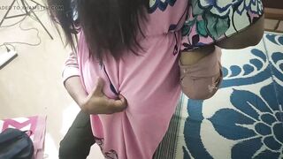 Vaishnavy sexy nighty ass kissing and ass grab by Sharun Raj, Mallu hot couple ass lick, kiss and ass grab with face on ass