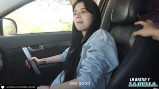 i have sex with a stranger from the supermarket in his car a rich ANAL SEX CAR AMATEUR