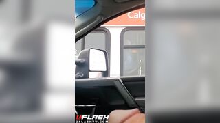 Bus driver dick flash