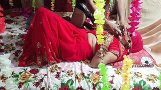 Suhagraat Indian New married cauple first night honeymoon dirty talk