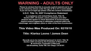 Klarisa Leone Fucking In The Couch With Her Big Tits - James Deen